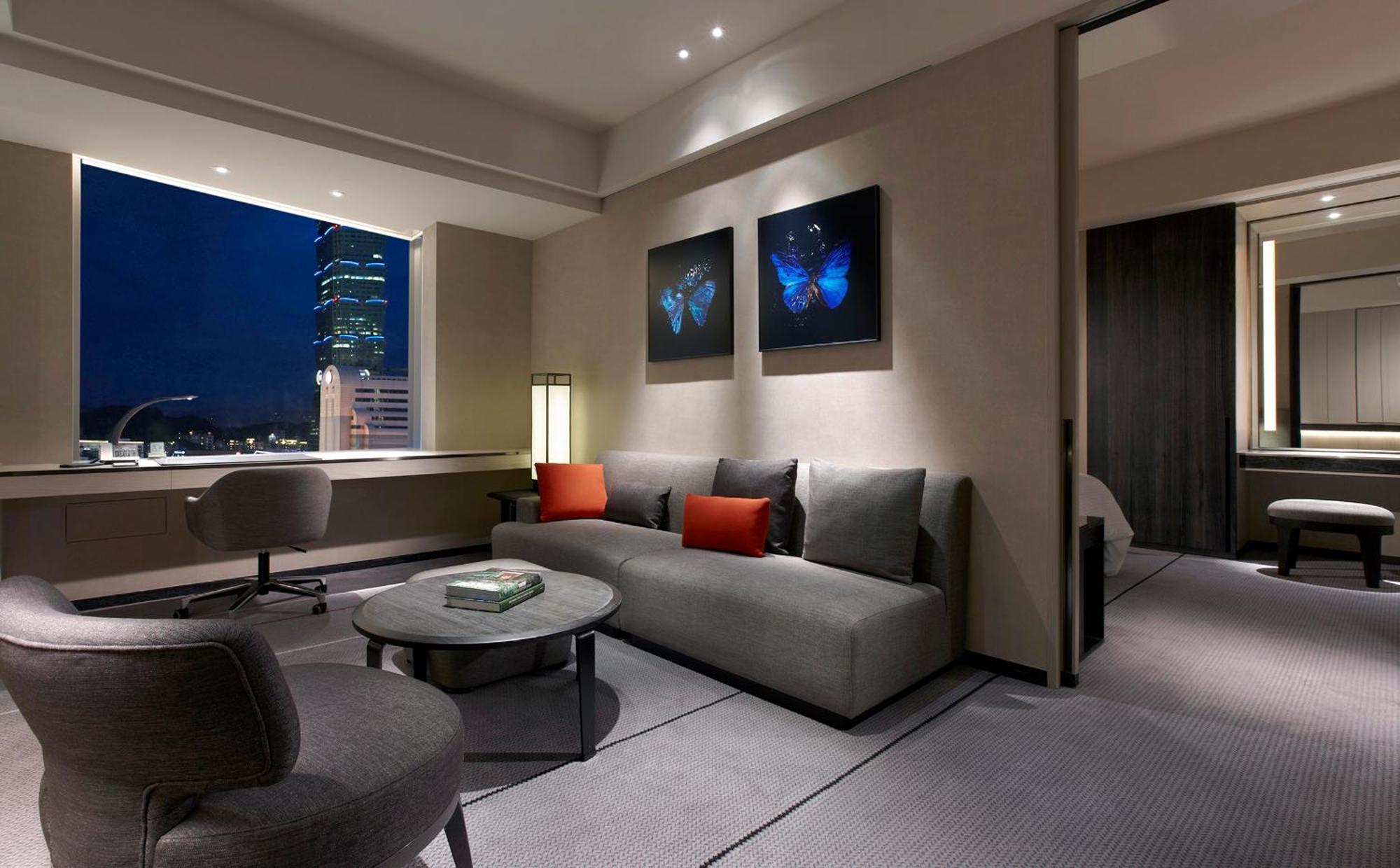 Отель Humble House Taipei, Curio Collection By Hilton Экстерьер фото A suite at the hotel